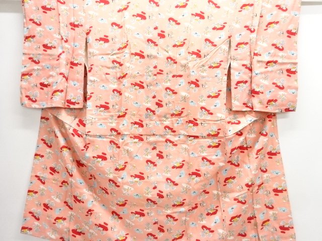JAPANESE KIMONO / ANTIQUE JUBAN / BIRD